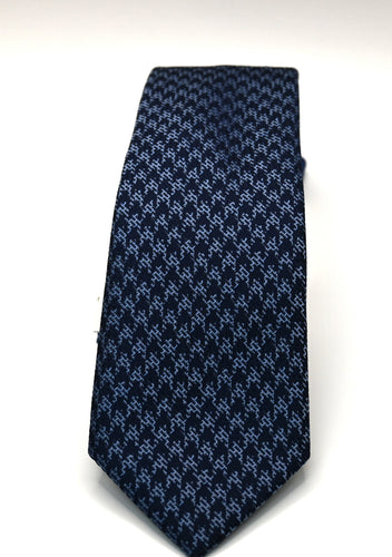 Stacy Adams Blue Tie and Hanky Set