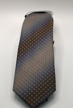Load image into Gallery viewer, Stacy Adams Brown Tie and Hanky Set