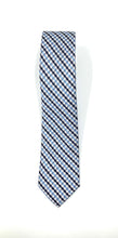 Load image into Gallery viewer, Zenio Gingham Neck Tie