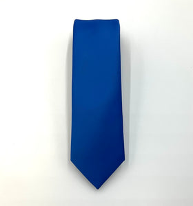 Solid Electric Blue Tie