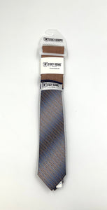 Stacy Adams Ombre Stripe Tie and Hanky