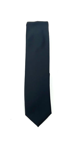 Zenio Solid Black Tie