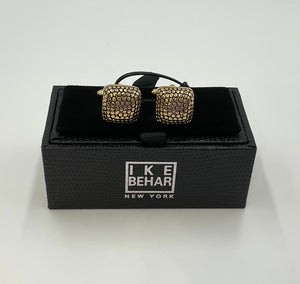 Gold Dotted Cufflinks