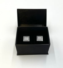 Load image into Gallery viewer, Square Silver Cufflinks