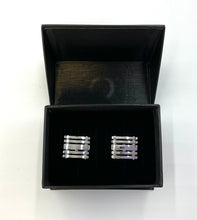 Load image into Gallery viewer, Silver Square Cufflinks