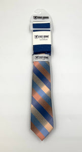 Stacy Adams Bold Stripe Tie and Hanky Set