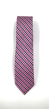 Load image into Gallery viewer, Zenio Gingham Neck Tie