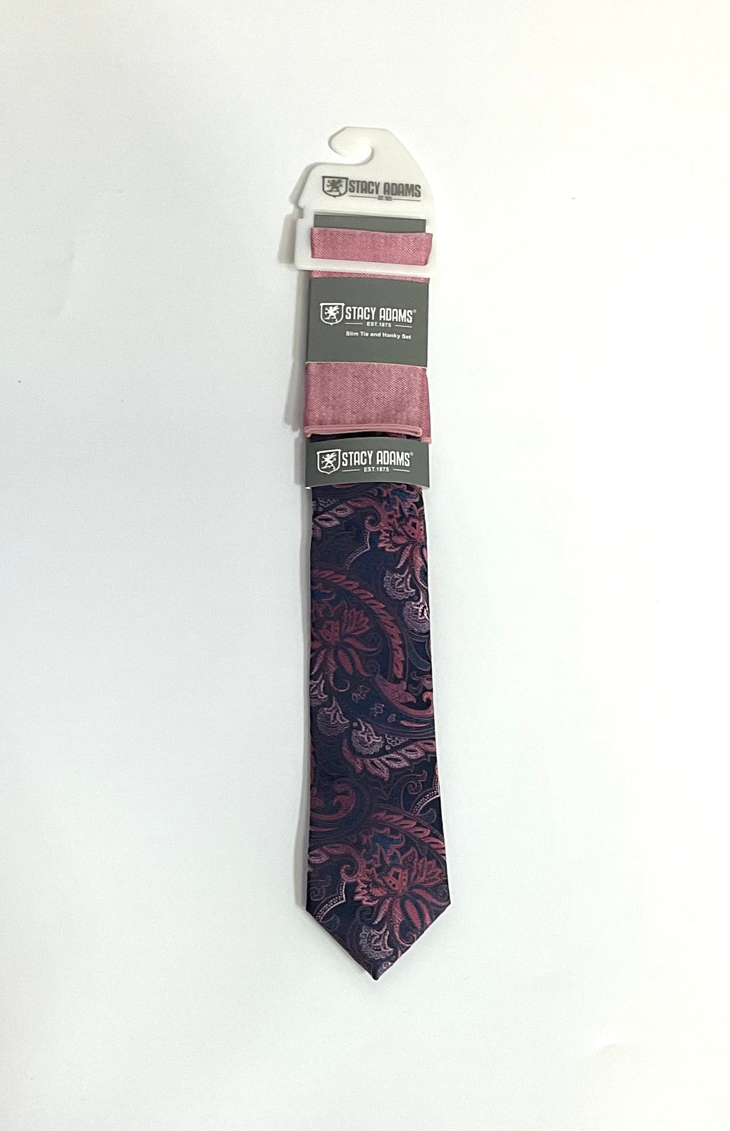 Stacy Adams Paisley Tie and Hanky Set