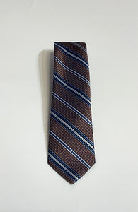 Dotted Striped Necktie