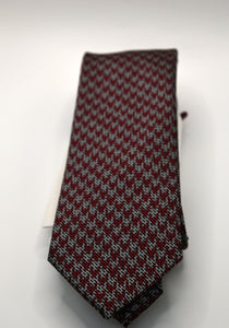 Stacy Adams Red Tie and Hanky Set