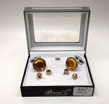 Load image into Gallery viewer, Beveled Studs and Cufflinks