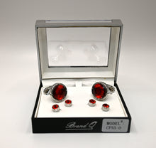 Load image into Gallery viewer, Beveled Studs and Cufflinks