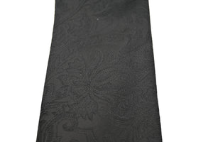 Stacy Adams Black Paisley TIe and Hanky Set