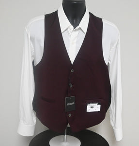 Burgundy Suit Separates Vest