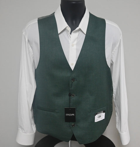 Forest Sharkskin Suit Separates Vest