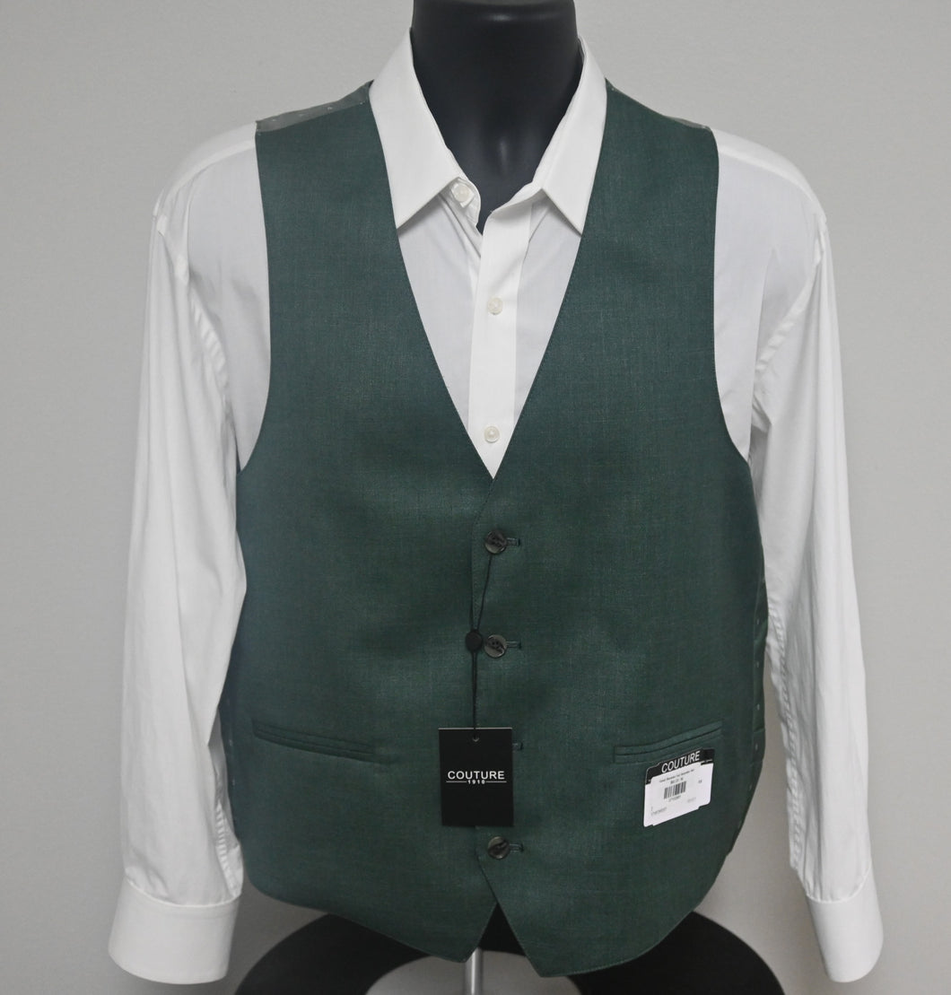 Forest Sharkskin Suit Separates Vest