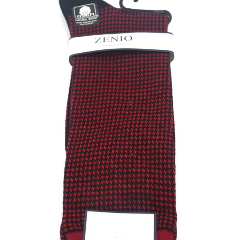 Houndstooth Patterned Sock