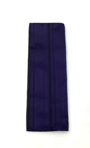 Purple and Black Stripe Handkerchief