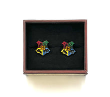 Load image into Gallery viewer, Harry Potter Crest Cufflinks