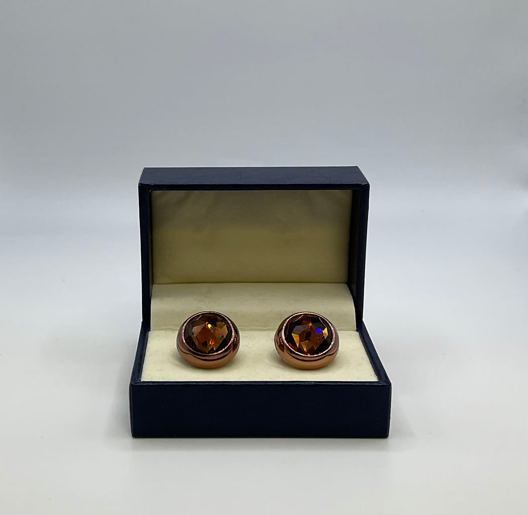 Large Crystal Cufflink