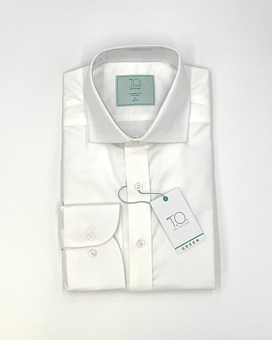 T.O.  Collection White Dress Shirt