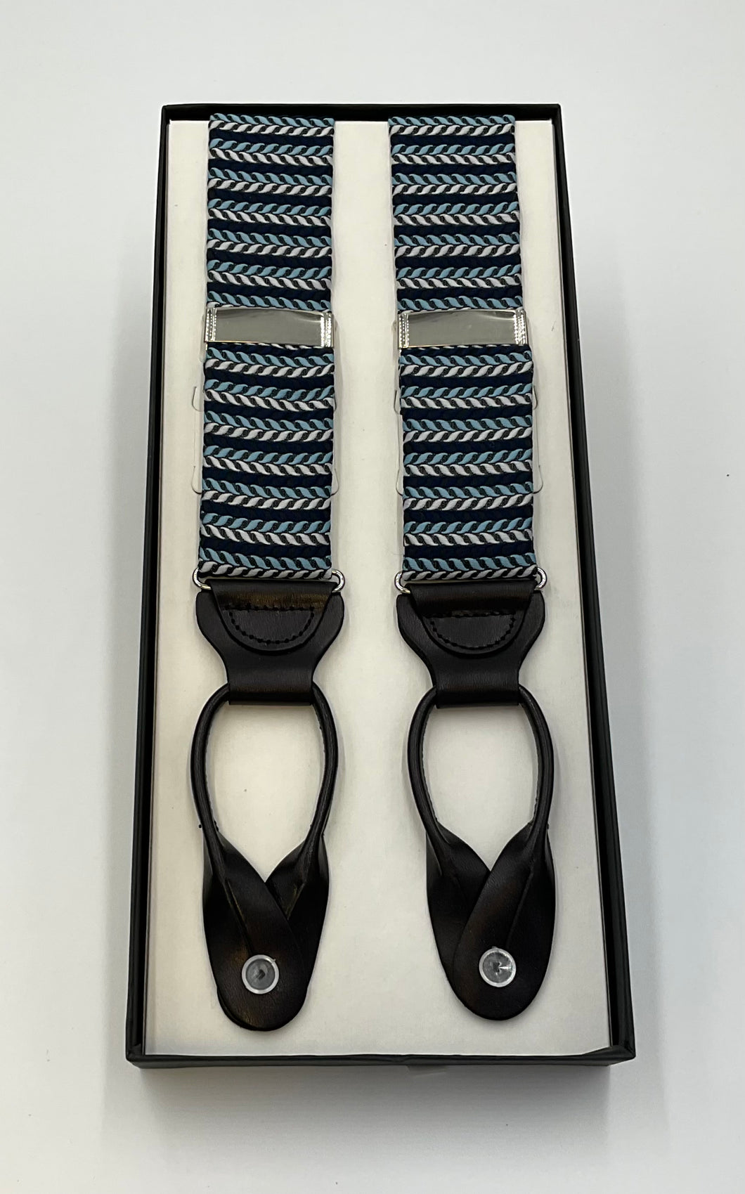 Herringbone Pattern Brace Suspenders