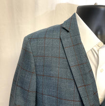 Load image into Gallery viewer, Blue Plaid Sports Jacket Set