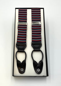 Herringbone Pattern Brace Suspenders