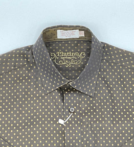 Platino Box Print Casual Shirt