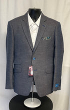 Load image into Gallery viewer, Blue and Brown Micro Weave Suit