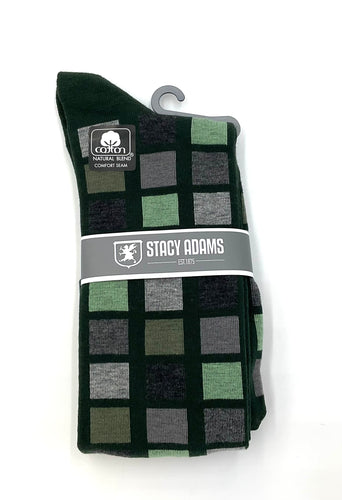 Stacy Adams Small Square Pattern Sock