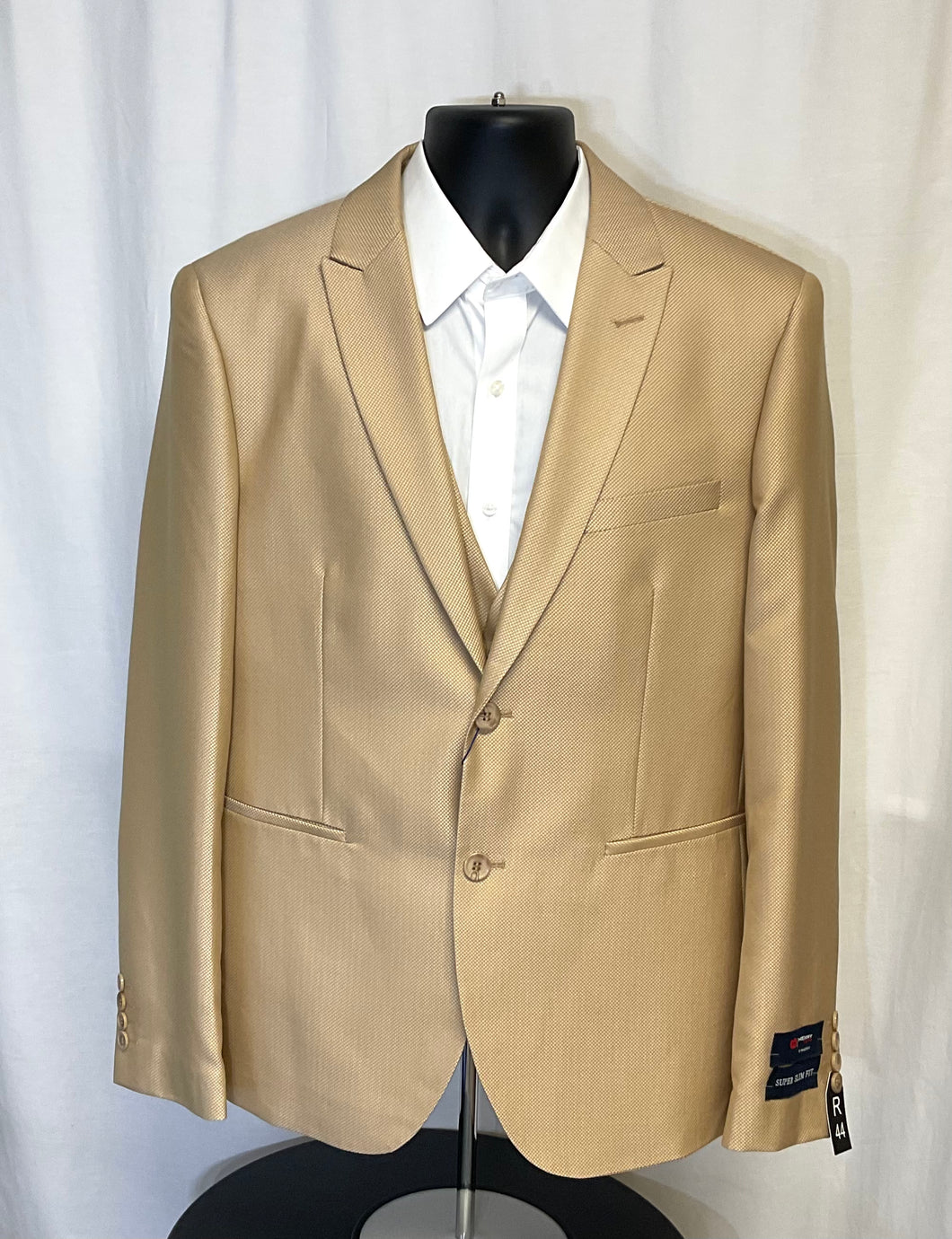 Tan 3 Piece Suit