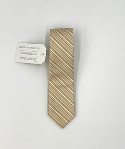 Taupe Striped Tie