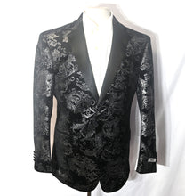 Load image into Gallery viewer, Velvet Patterned Dinner Jacket