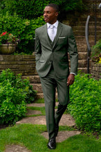 Load image into Gallery viewer, Forest Sharkskin Suit Separates Pant