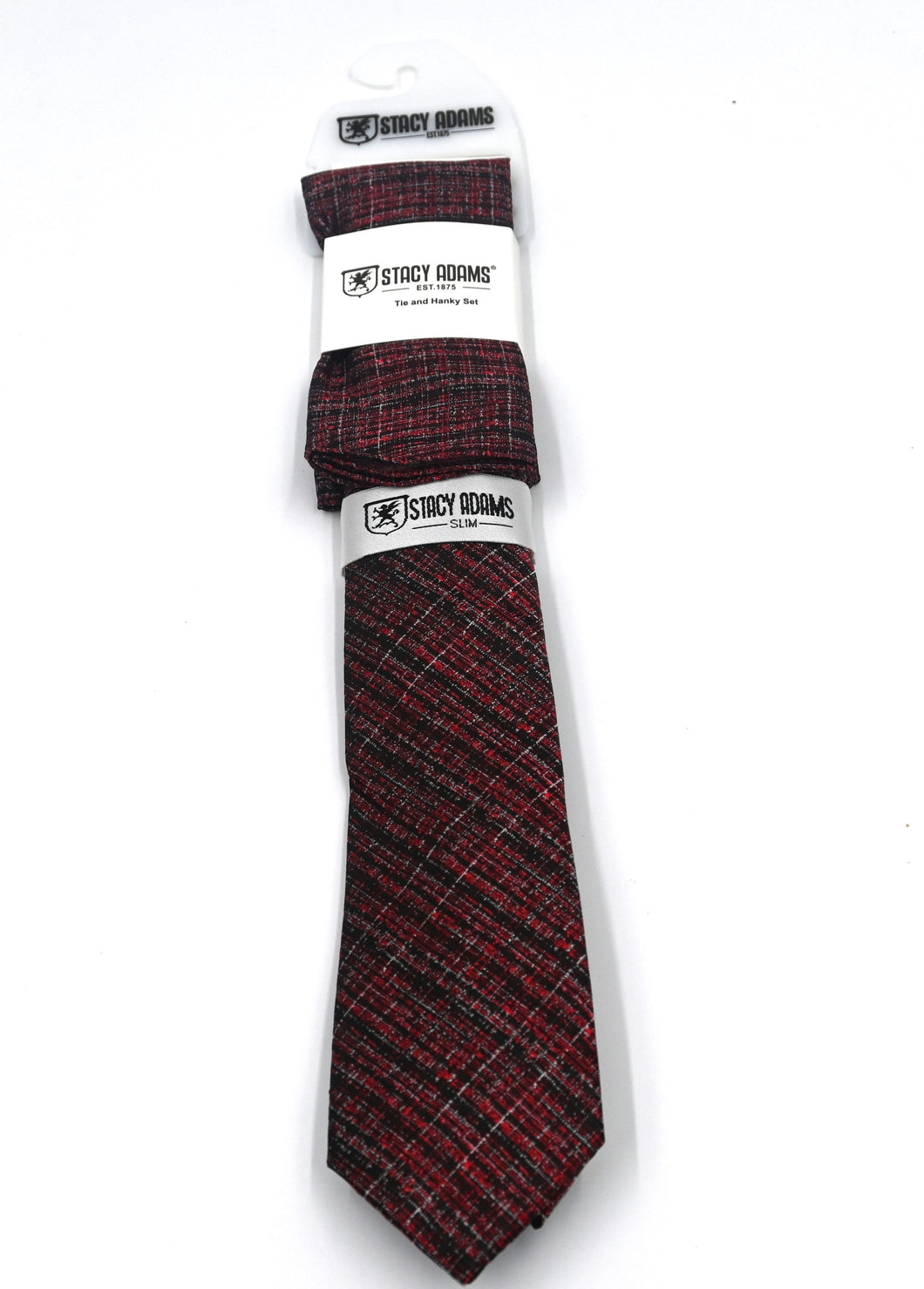 Textured Slim Tie and Hanky