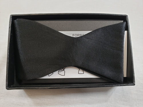 Silk Black Bowtie