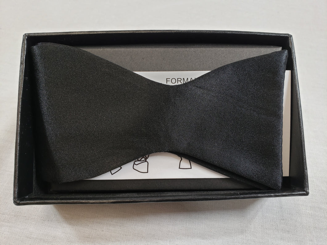 Silk Black Bowtie