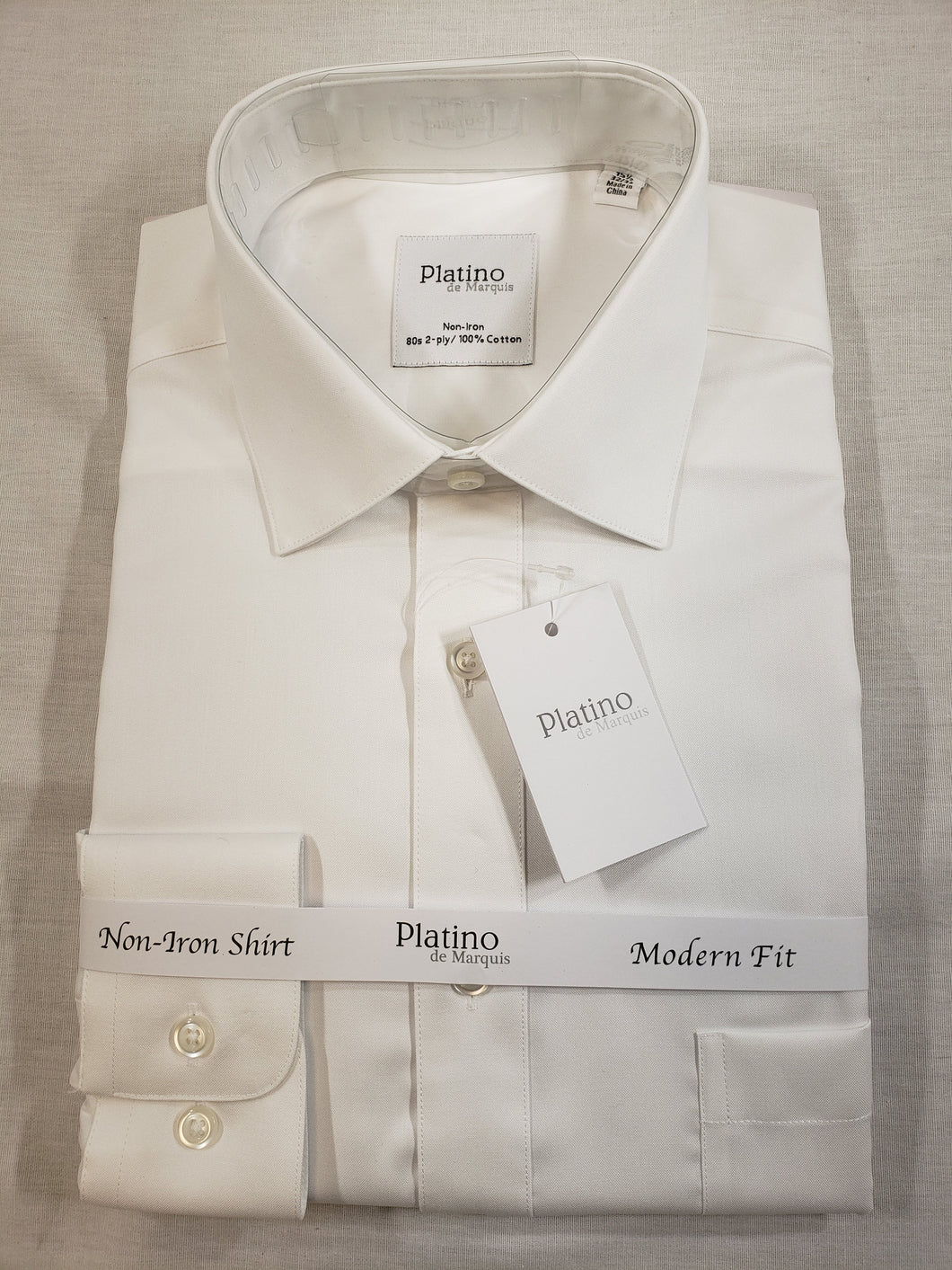 Platino White Dress Shirt