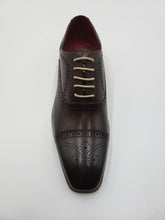 Load image into Gallery viewer, Taupe Captoe Oxford Shoe