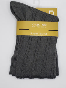 Origins Box Pattern Thin Sock