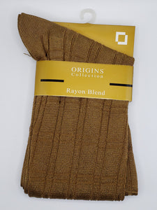 Origins Box Pattern Thin Sock