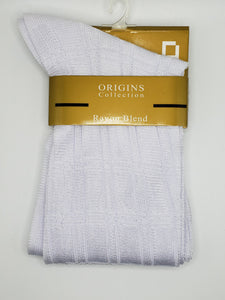 Origins Box Pattern Thin Sock