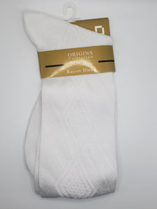 Origins Diamond Pattern Thin Socks