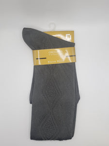 Origins Diamond Pattern Thin Socks