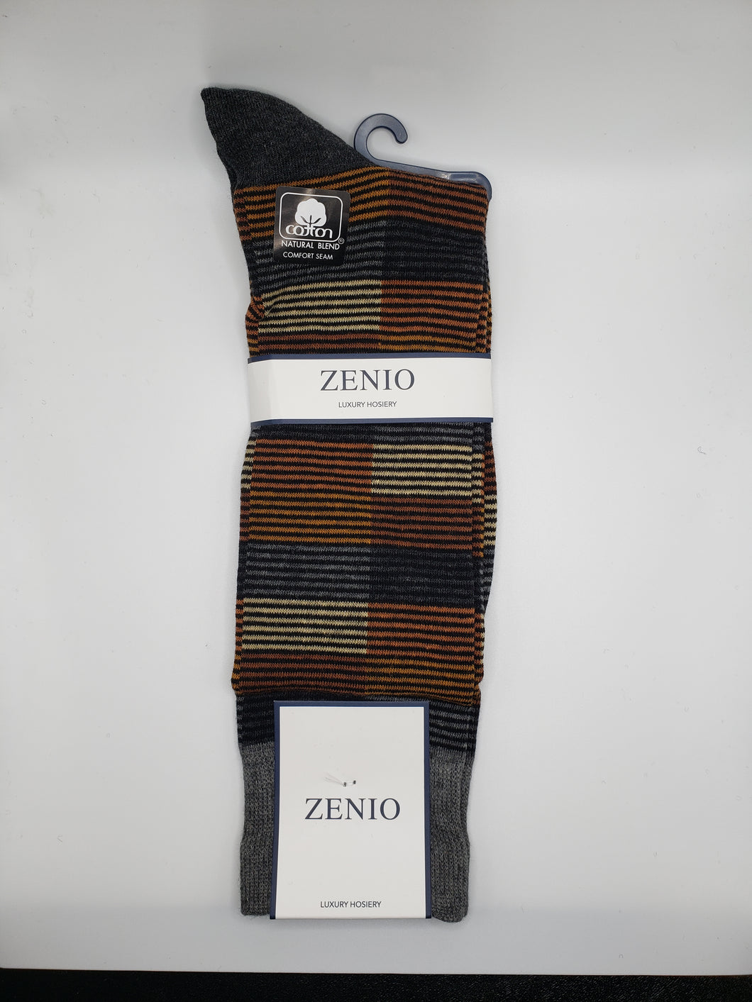 Zenio Striped Square Socks