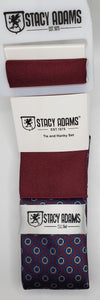 Stacy Adams Small Medallion Tie and Hanky Set