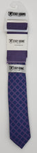 Load image into Gallery viewer, Stacy Adams Diamond Pattern Tie and Hanky Set