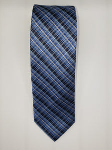 Small Plaid Print Necktie