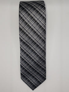 Small Plaid Print Necktie